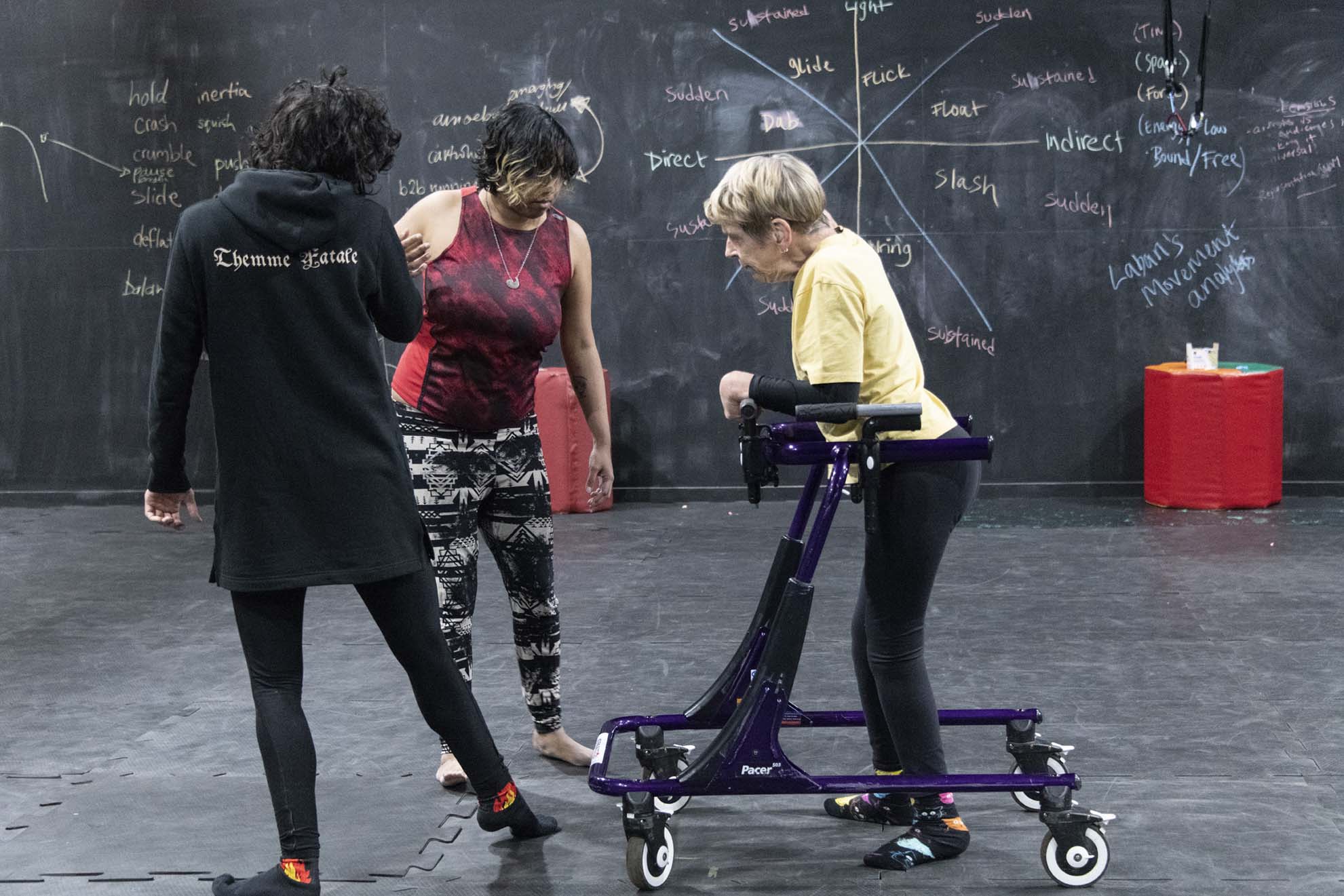 Mahla Bird, Creatrix Tiara and Mel Smith in creative development for Momentum